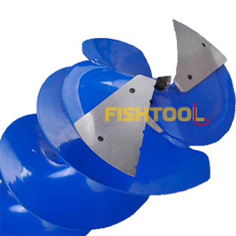 Шнек для льда Fishtool 150х1200 мм (полусферические ножи)