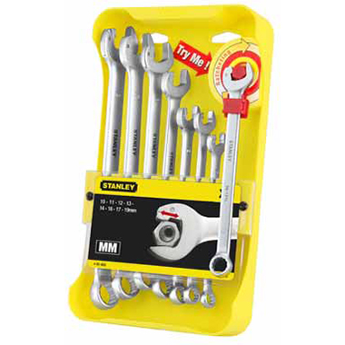 Набор комбинированных гаечных ключей Ratcheting Wrench (8 шт.) Stanley 4-95-660